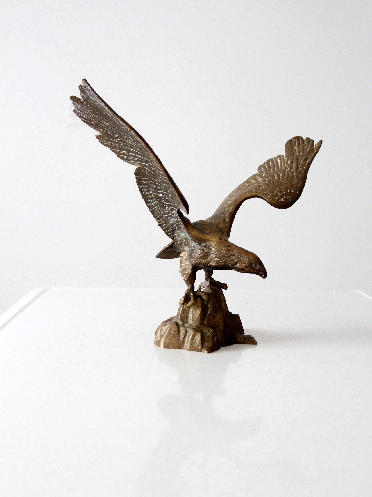 Vintage Solid Brass - Beautiful Eagle popular Figurine - Made in India