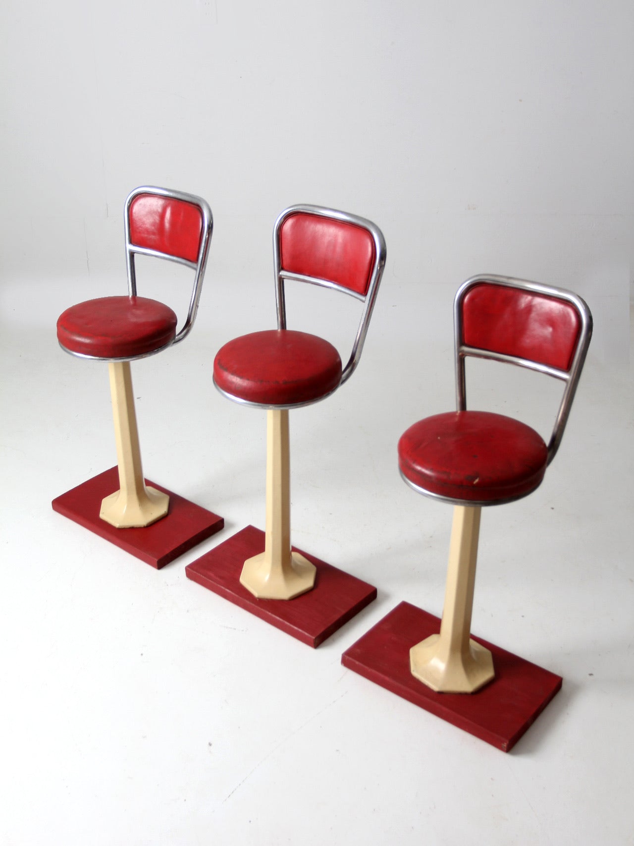 Vintage soda best sale fountain stools