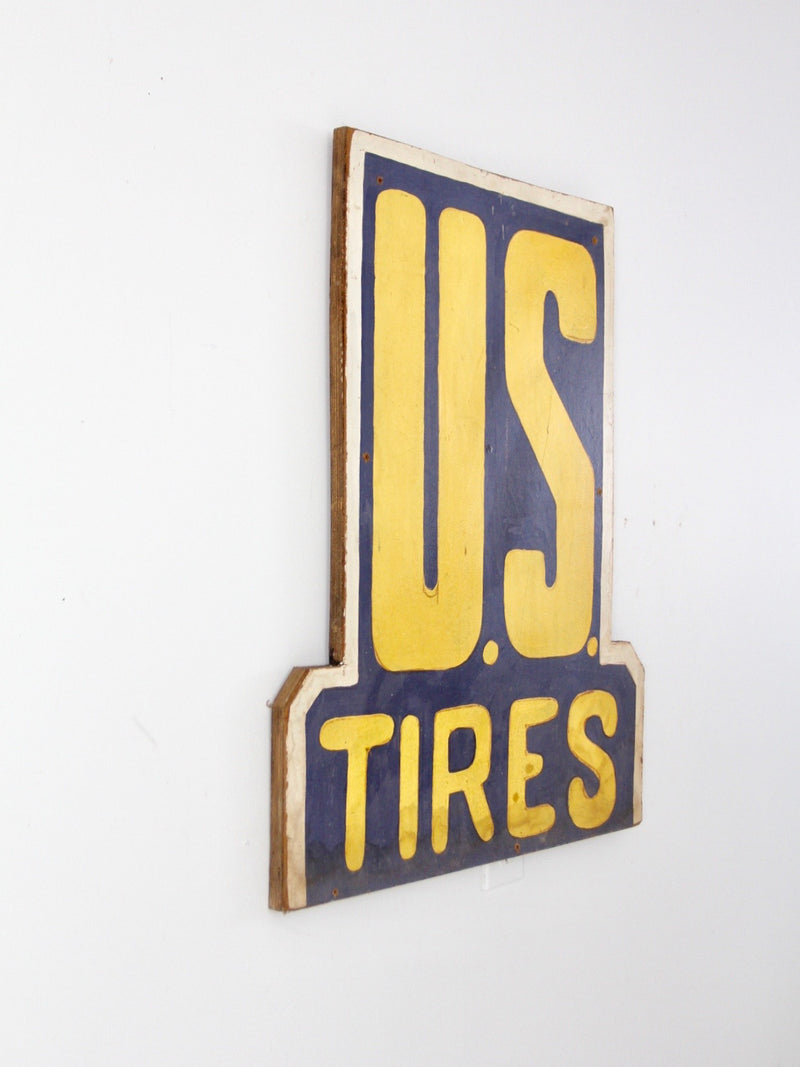 vintage U.S. Tires sign