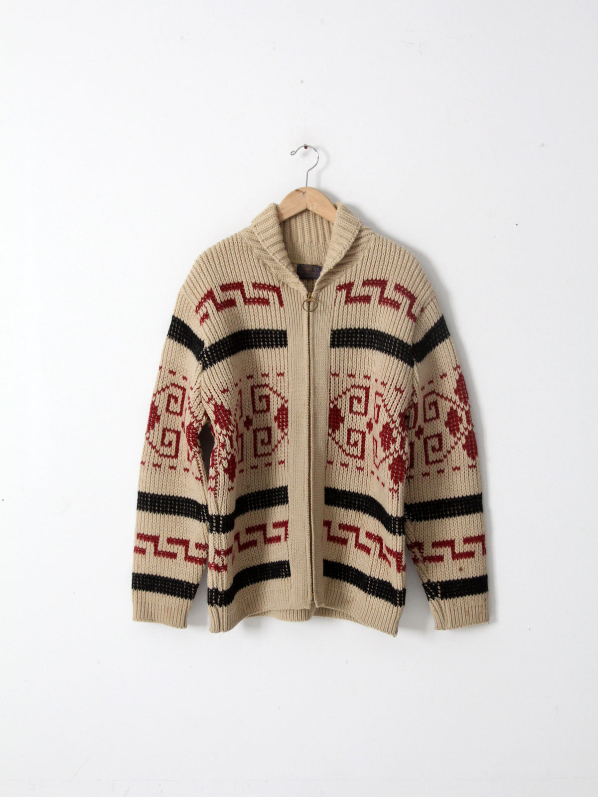 vintage 70s Pendelton Cowichan style sweater