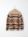 vintage 70s Pendelton Cowichan style sweater