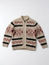 vintage 70s Pendelton Cowichan style sweater