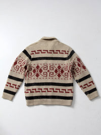 vintage 70s Pendelton Cowichan style sweater