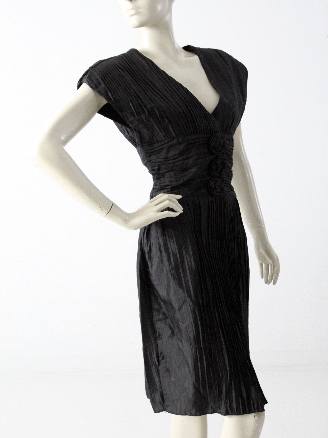 vintage 70s black cocktail dress – 86 Vintage