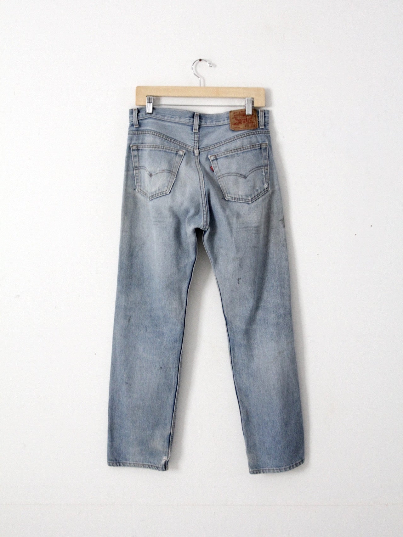 Vintage 90's Levi's 501XX, Black, Jeans, Red Tab, Long, Denim W34 