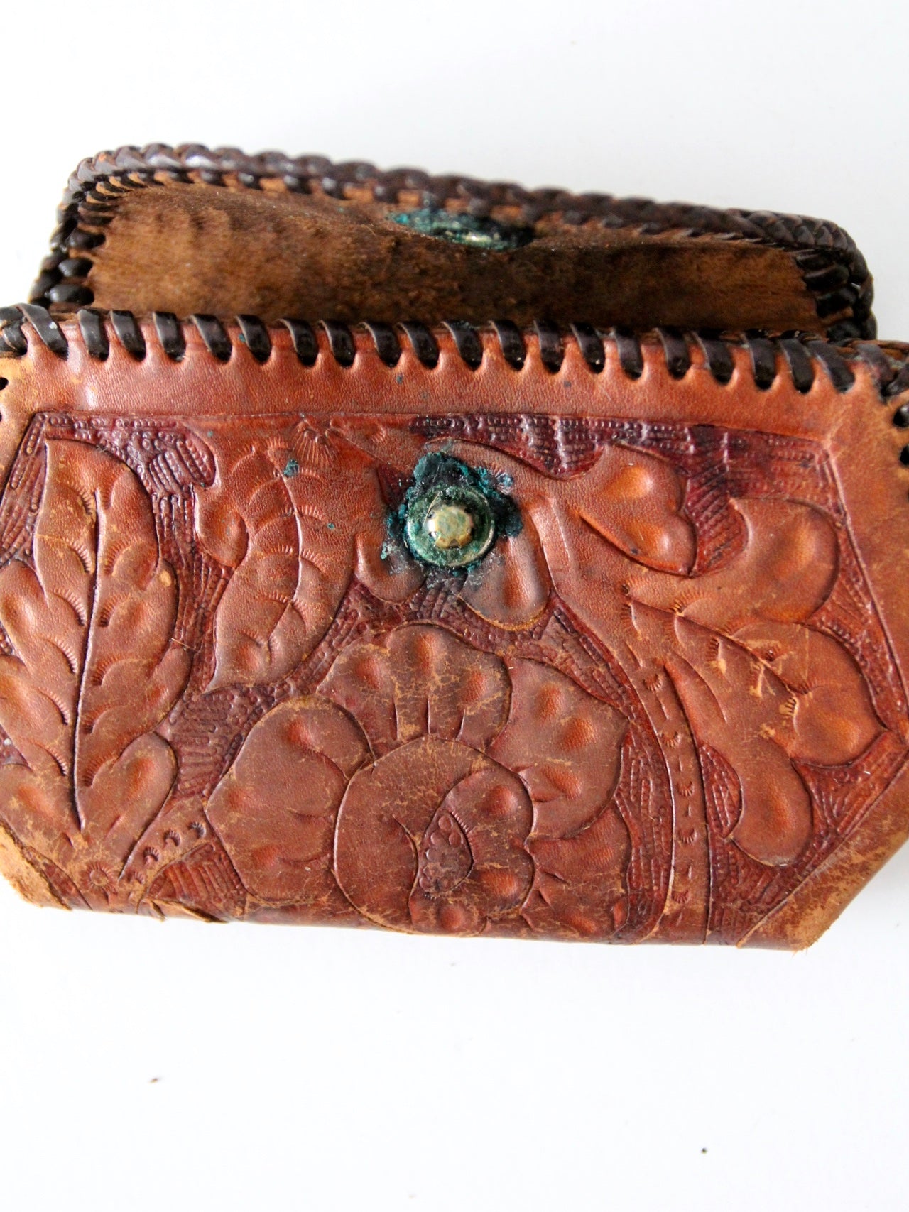 Cestello | Men's zip around wallet in vintage leather color sepia – Il  Bisonte