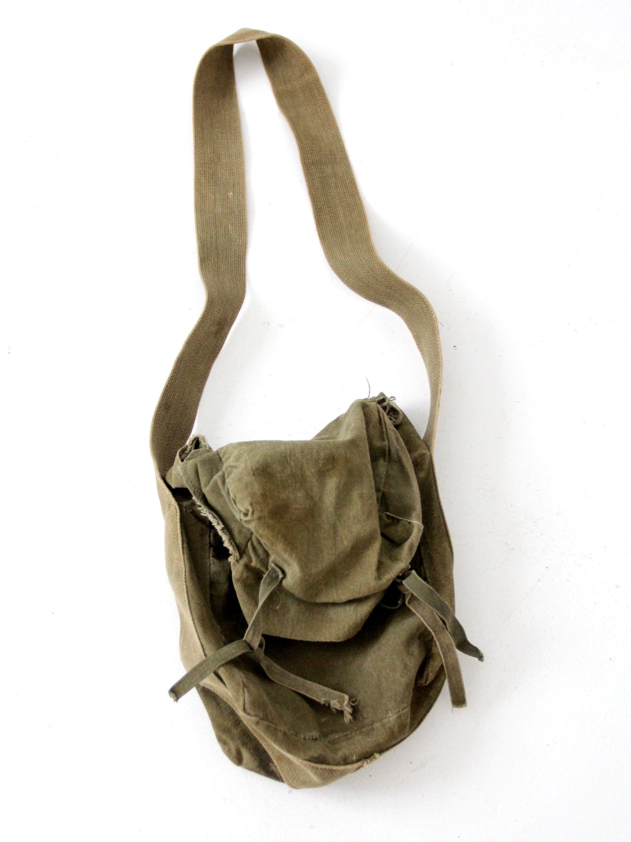 Asge Canvas Messenger Bag - Small Vintage Shoulder Purse Crossbody Satchel  