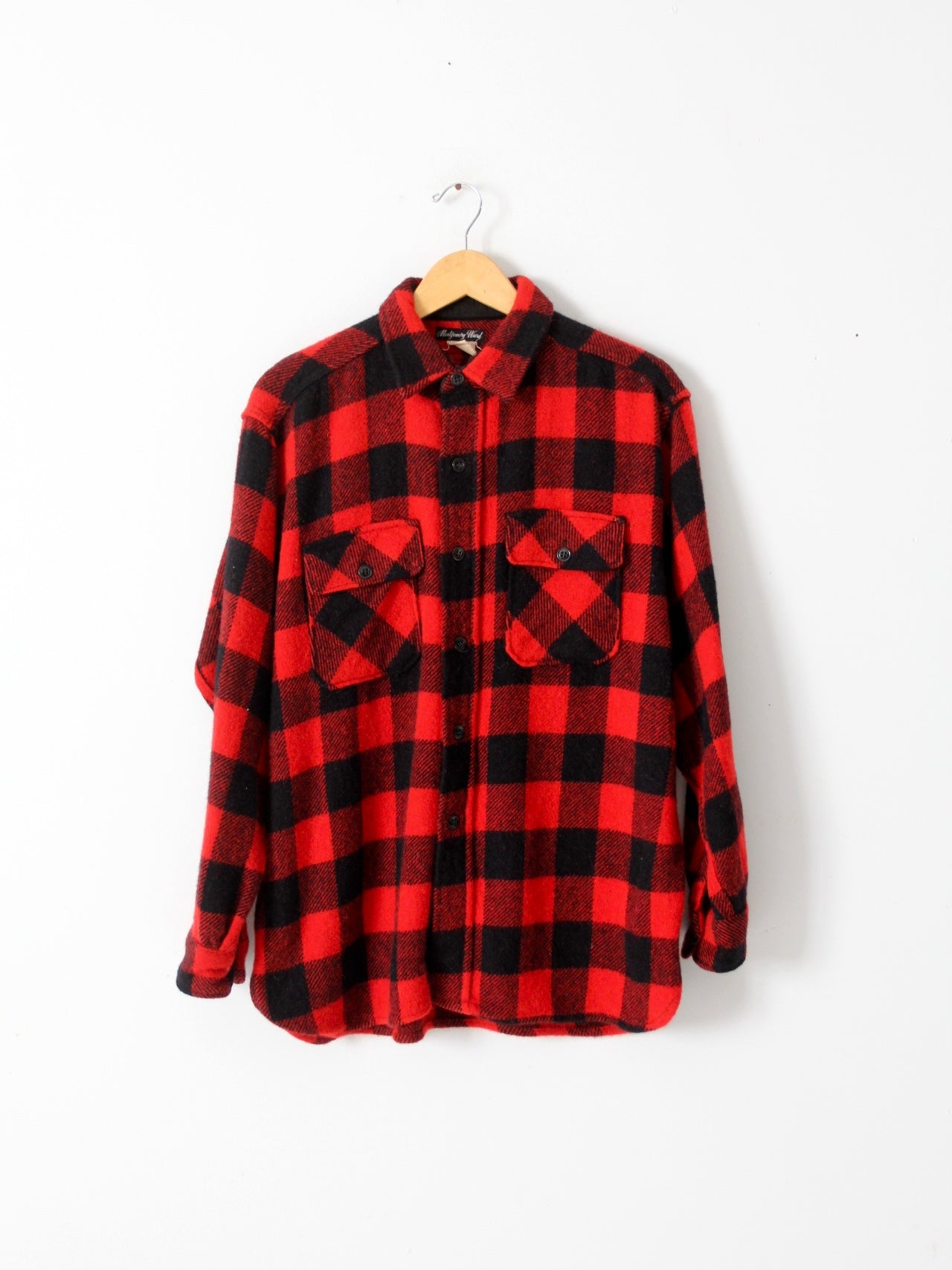 vintage 60s Montgomery Ward buffalo plaid shirt – 86 Vintage