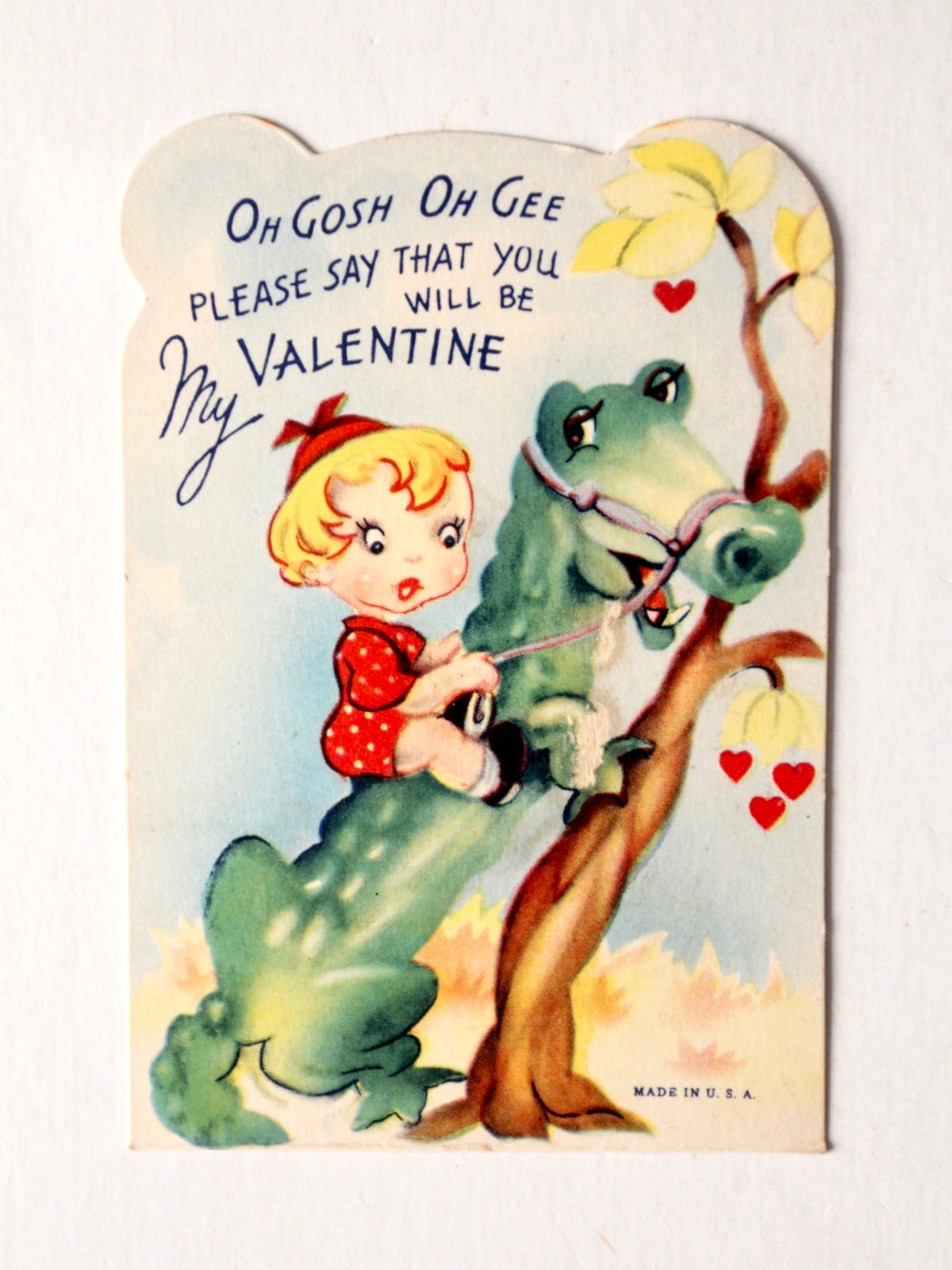 vintage Valentine's Day card circa 1930s – 86 Vintage