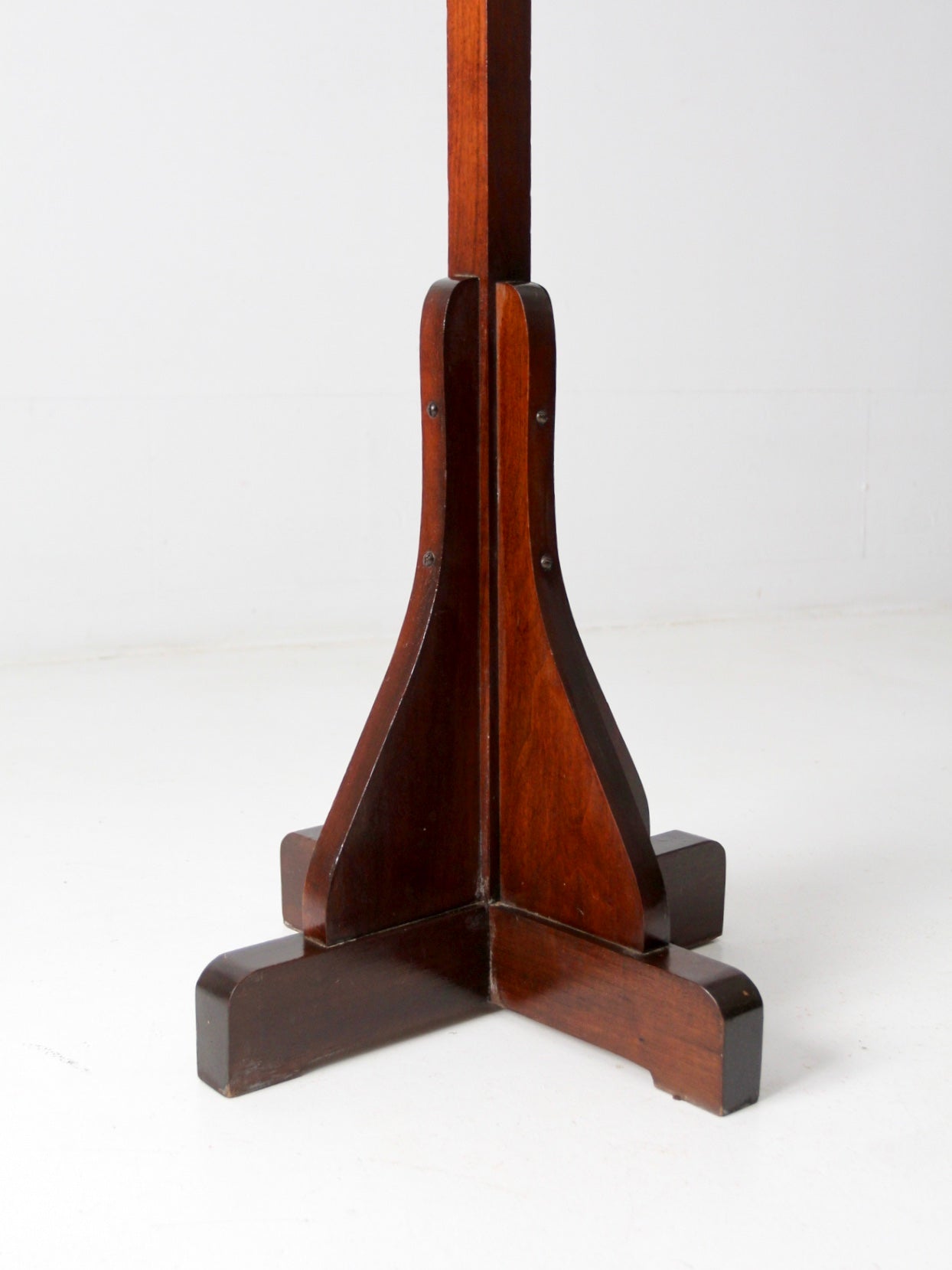 Traditional wooden 2024 coat stand