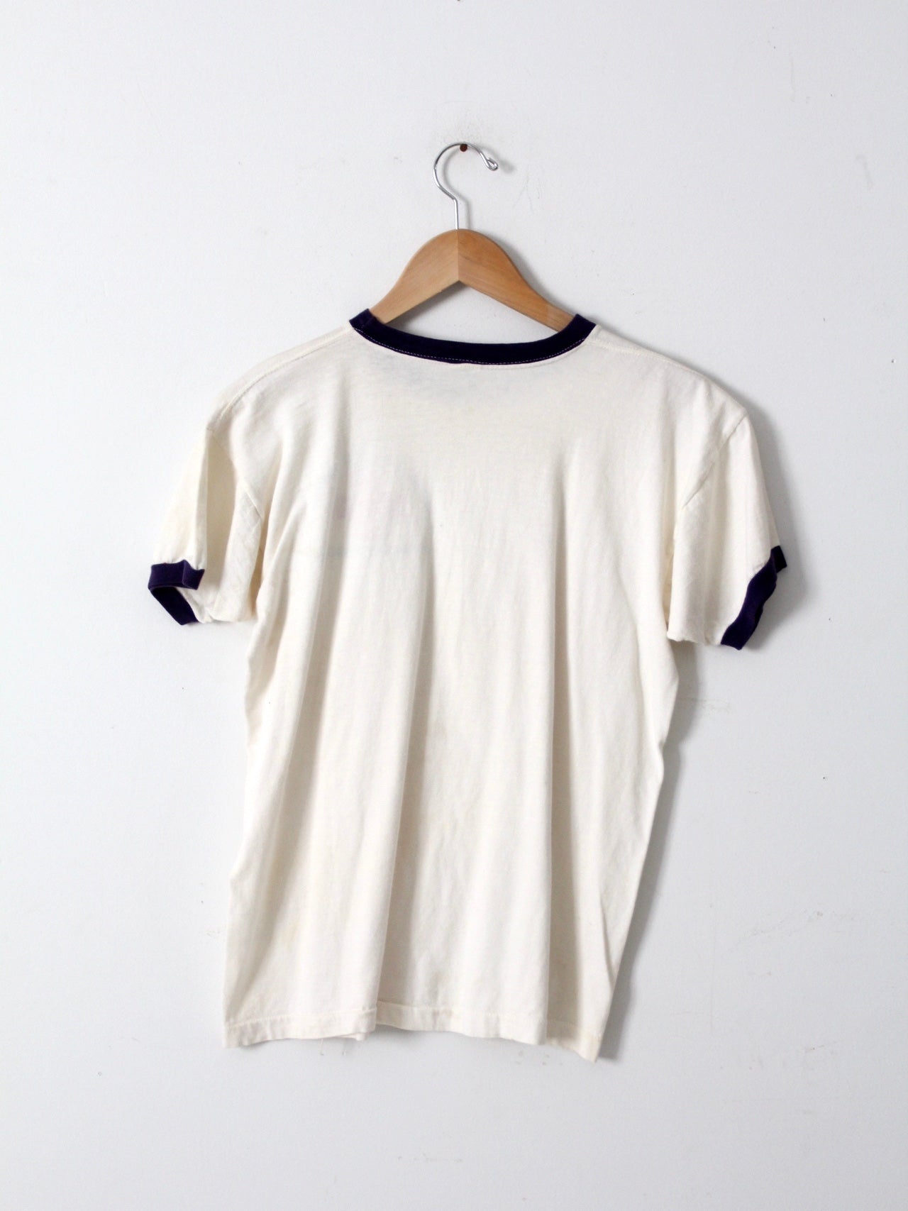 vintage Champion graphic ringer tee